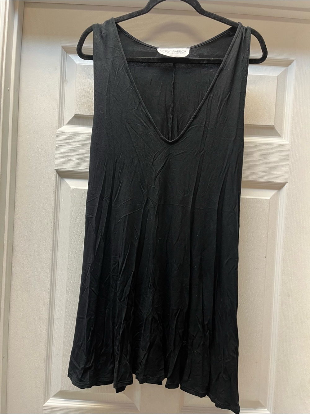 Gypsy Warrior Black Sleeveless Mini Dress